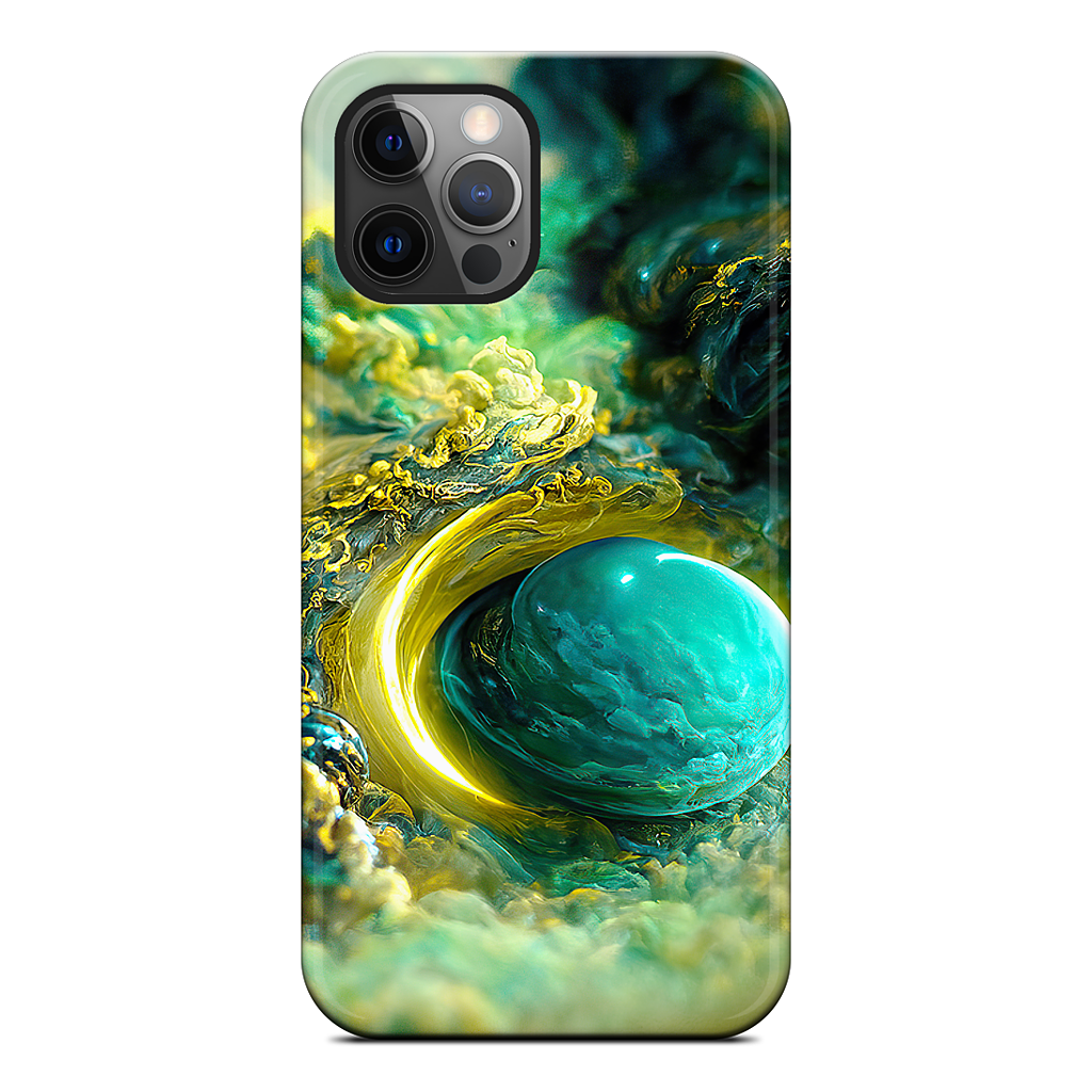 Planetary Accretion iPhone Case