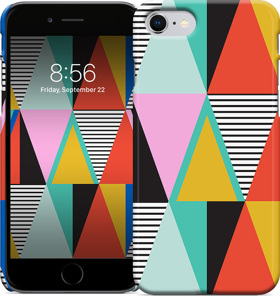Graphic Triangles iPhone Case