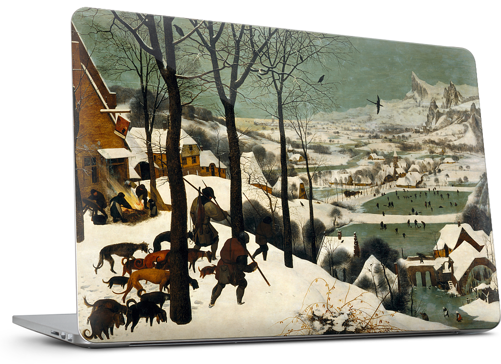 Hunters in the Snow MacBook Skin