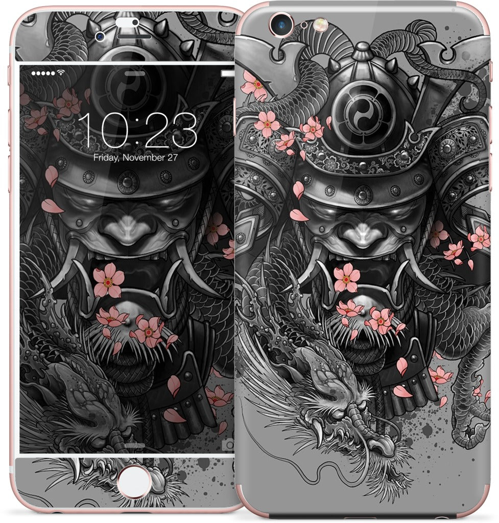 Samurai Dragon iPhone Skin