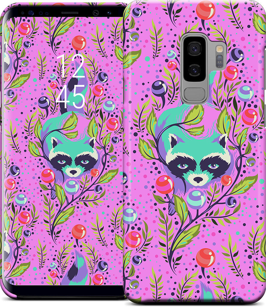 Raccoon Fuchsia Samsung Case