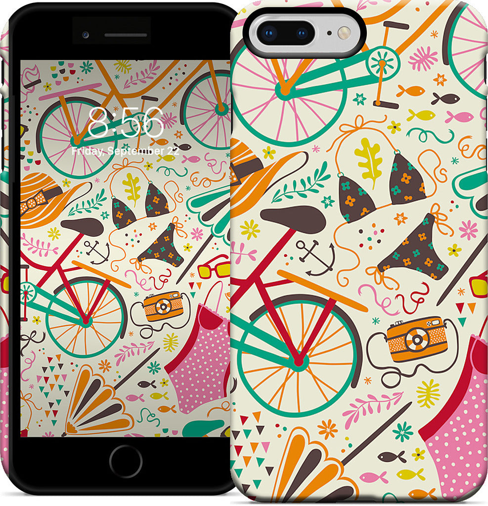 Seaside Cycle iPhone Case