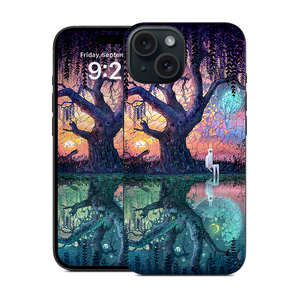 On the Banks of Broken Worlds iPhone Skin