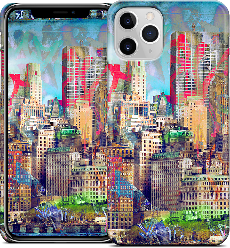 Graffiti Skyline iPhone Case