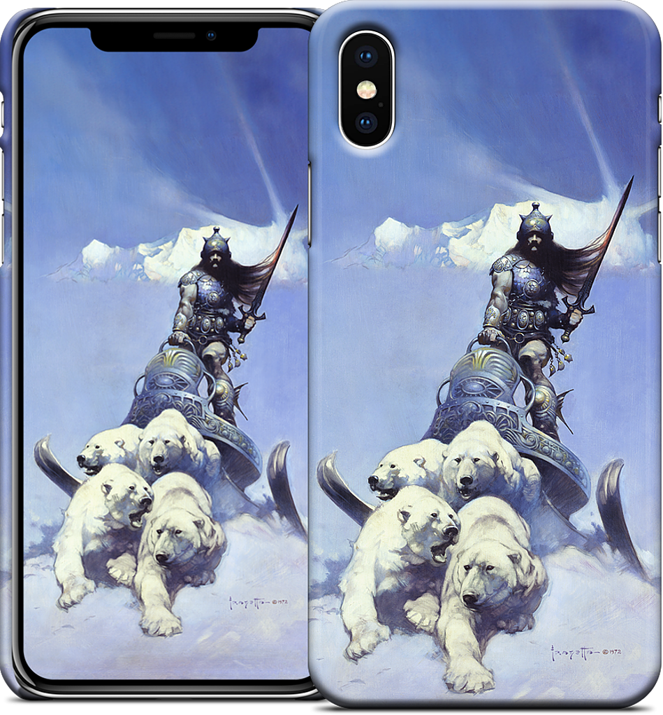 Silver Warrior iPhone Case