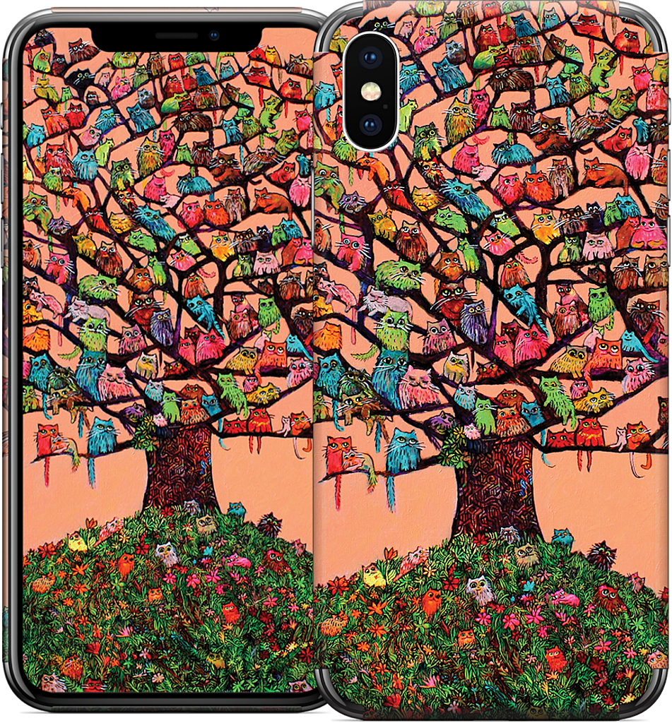 "Meau Tree" iPhone Skin