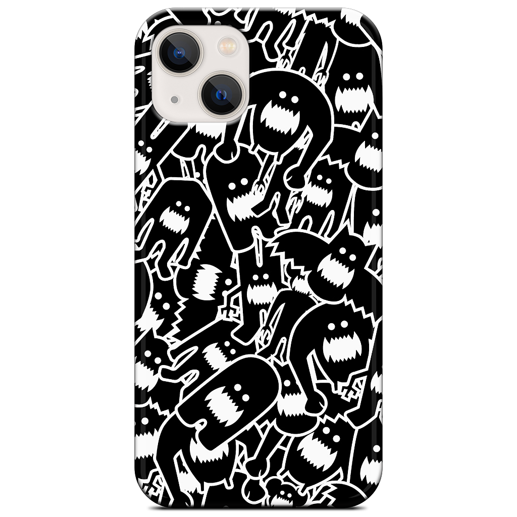 Monster Collage 2 iPhone Case