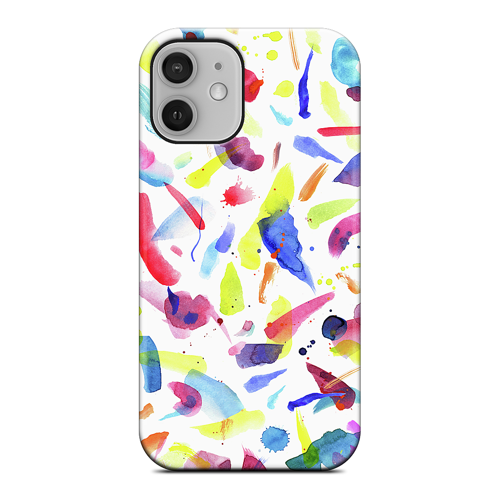 Watercolor Summer Brushstrokes iPhone Case