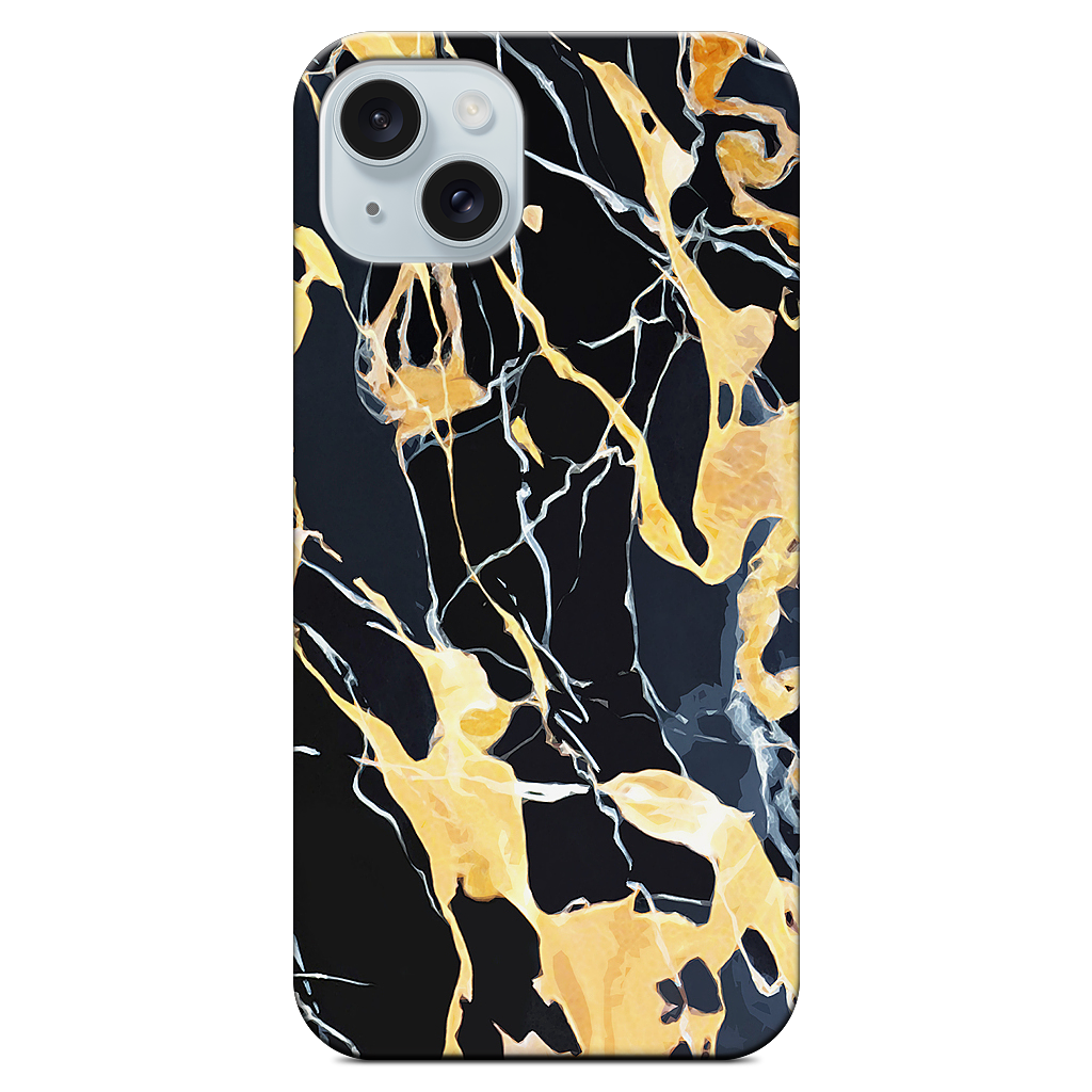 Black Marble iPhone Case