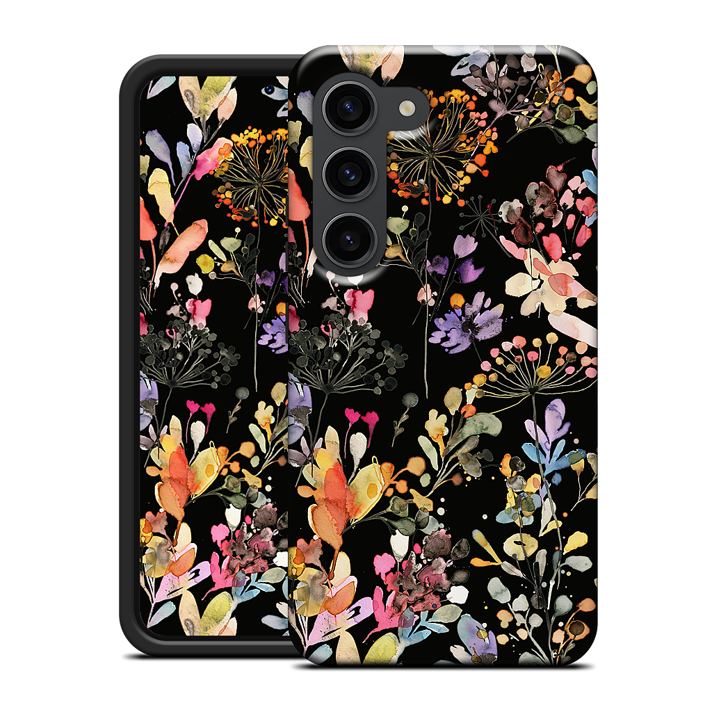 Wild Grasses (Black) Samsung Case
