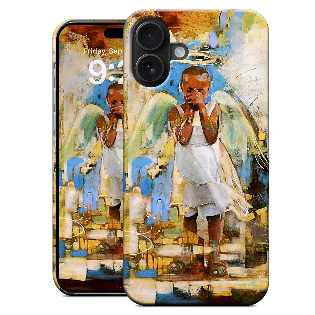 Shy Angel iPhone Case