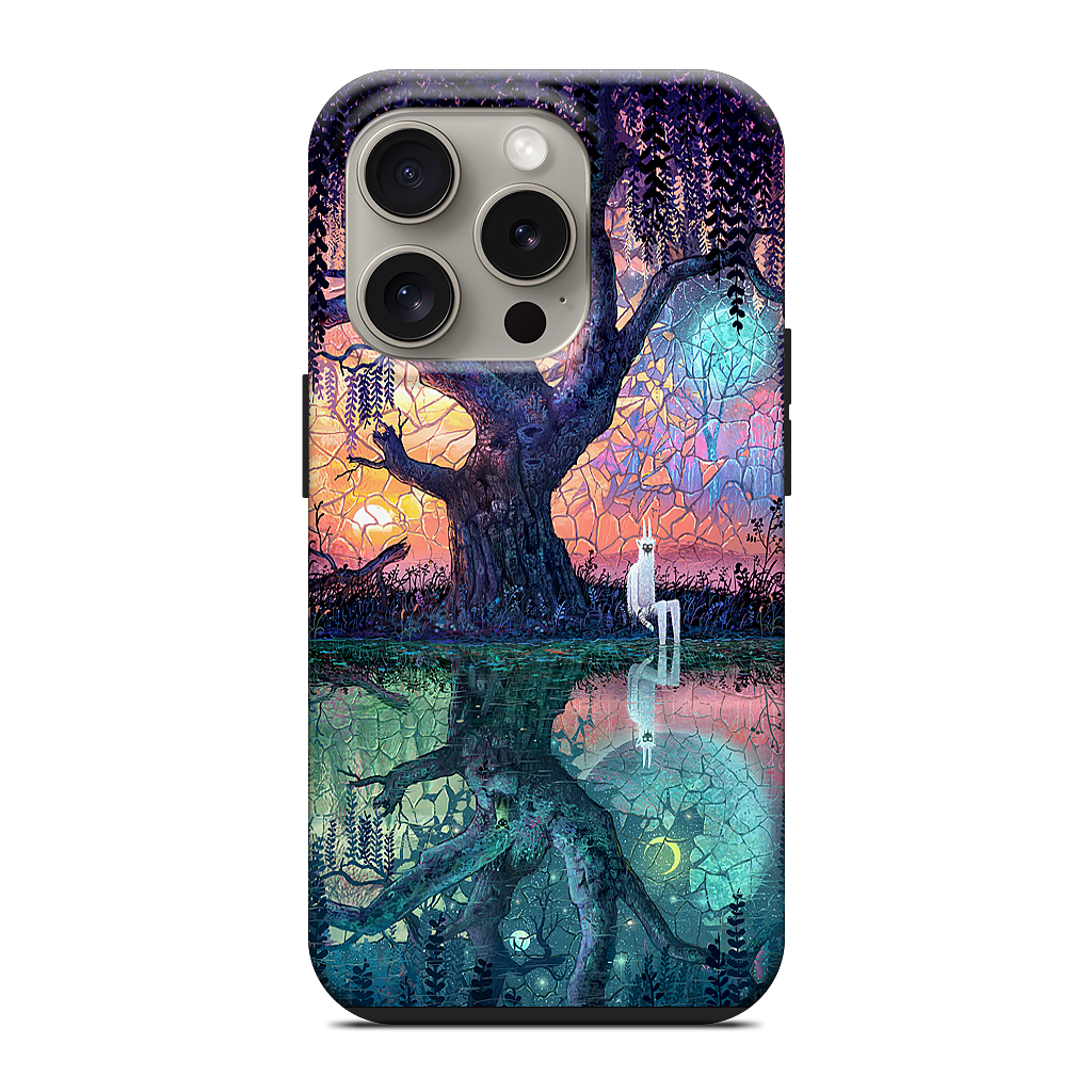 On the Banks of Broken Worlds iPhone Case