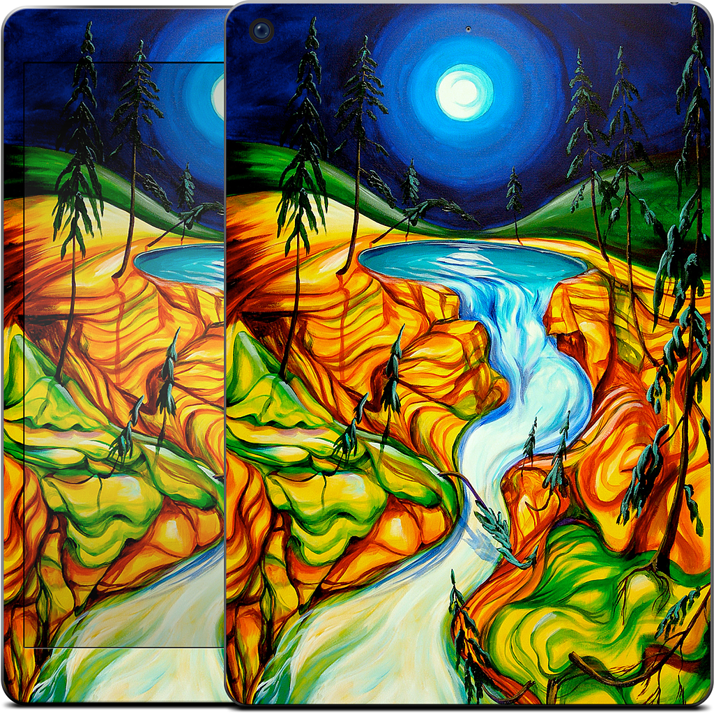 Cup Of Life Athabasca Falls Jasper iPad Skin
