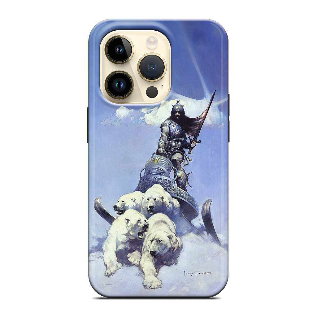 Silver Warrior iPhone Case