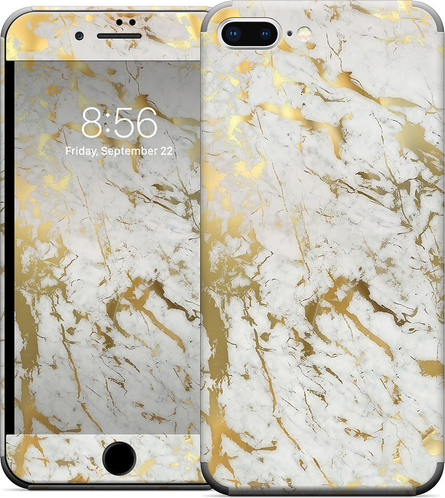 Gold Marble iPhone Skin