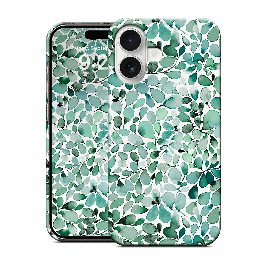 Eucalyptus Leafy Green iPhone Case