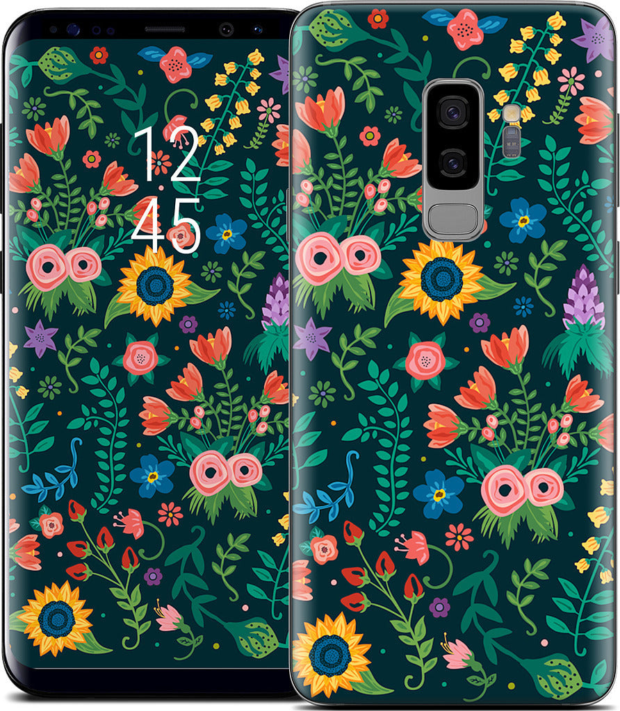 Floral Heart Samsung Skin