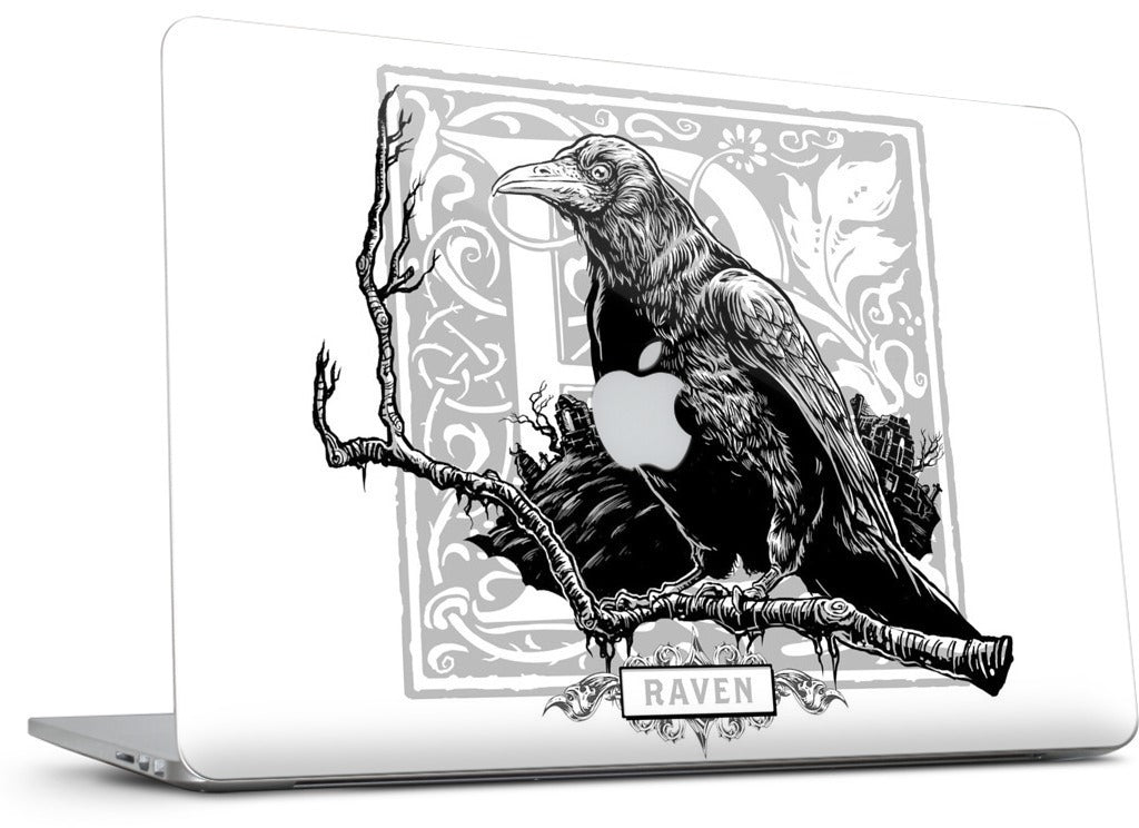 R Is For Raven MacBook Skin