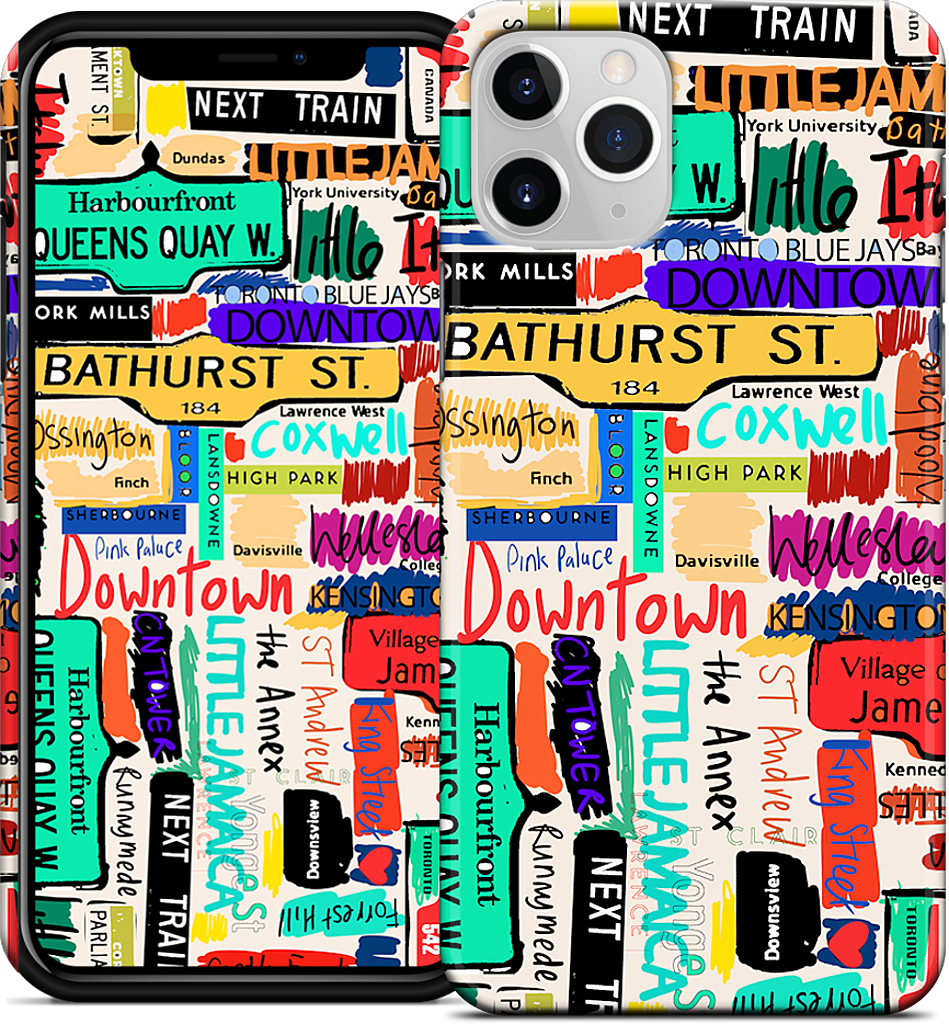 Toronto words iPhone Case