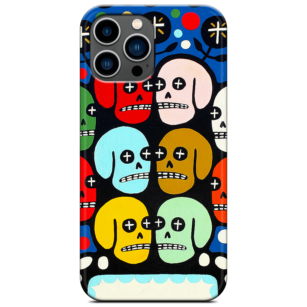 The Many Colors Of Death iPhone Case
