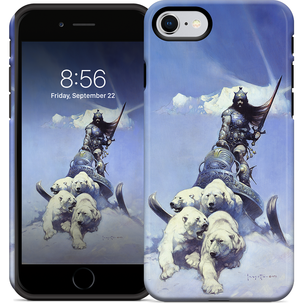 Silver Warrior iPhone Case