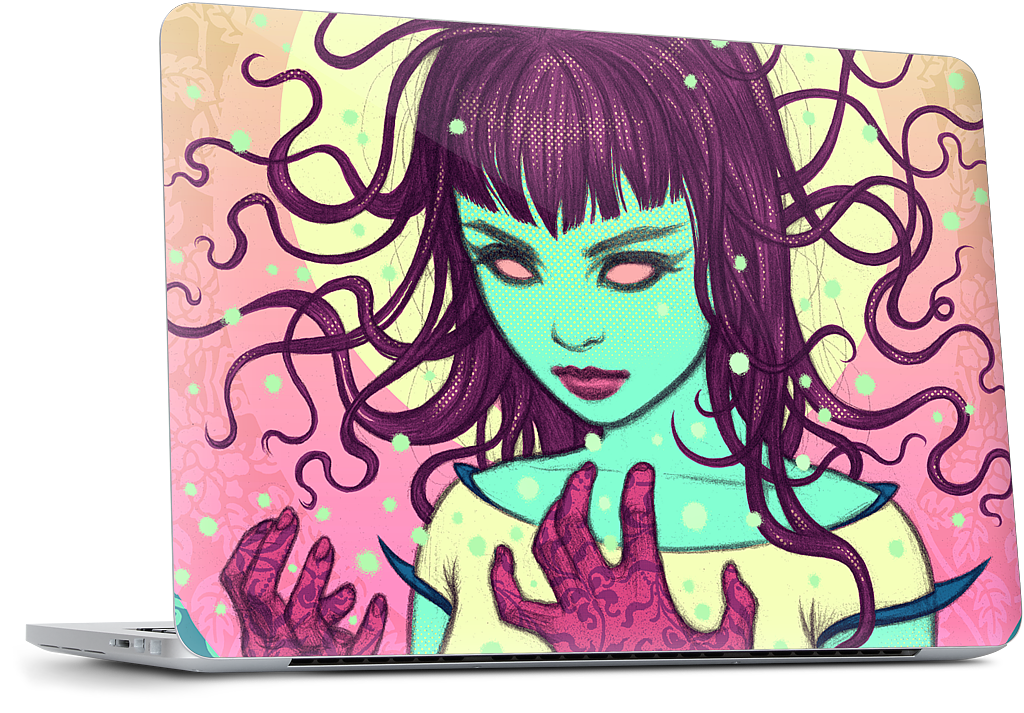 In The Absence Of Gravity MacBook Skin