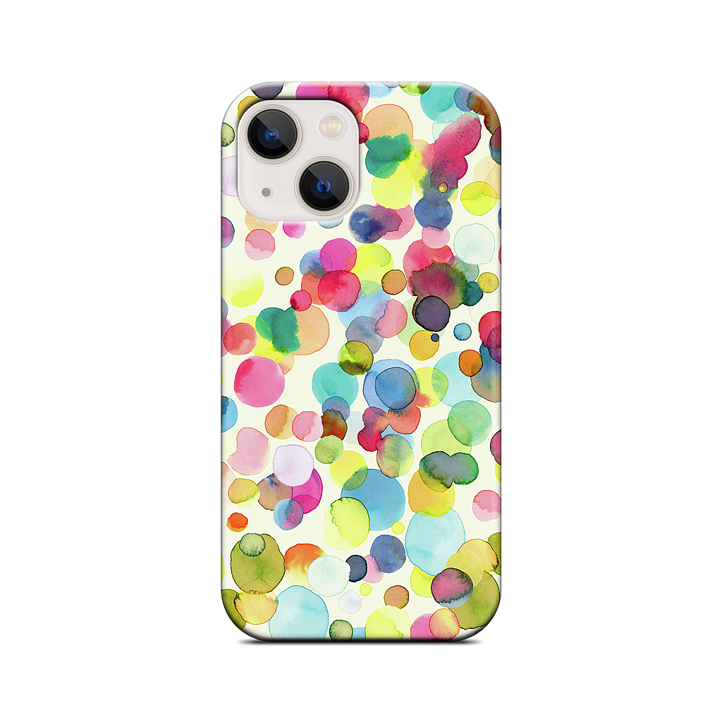 Watercolor Colorful Drops iPhone Case