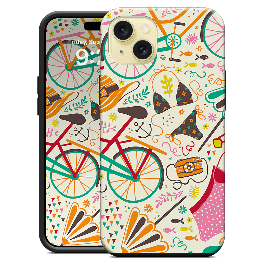 Seaside Cycle iPhone Case