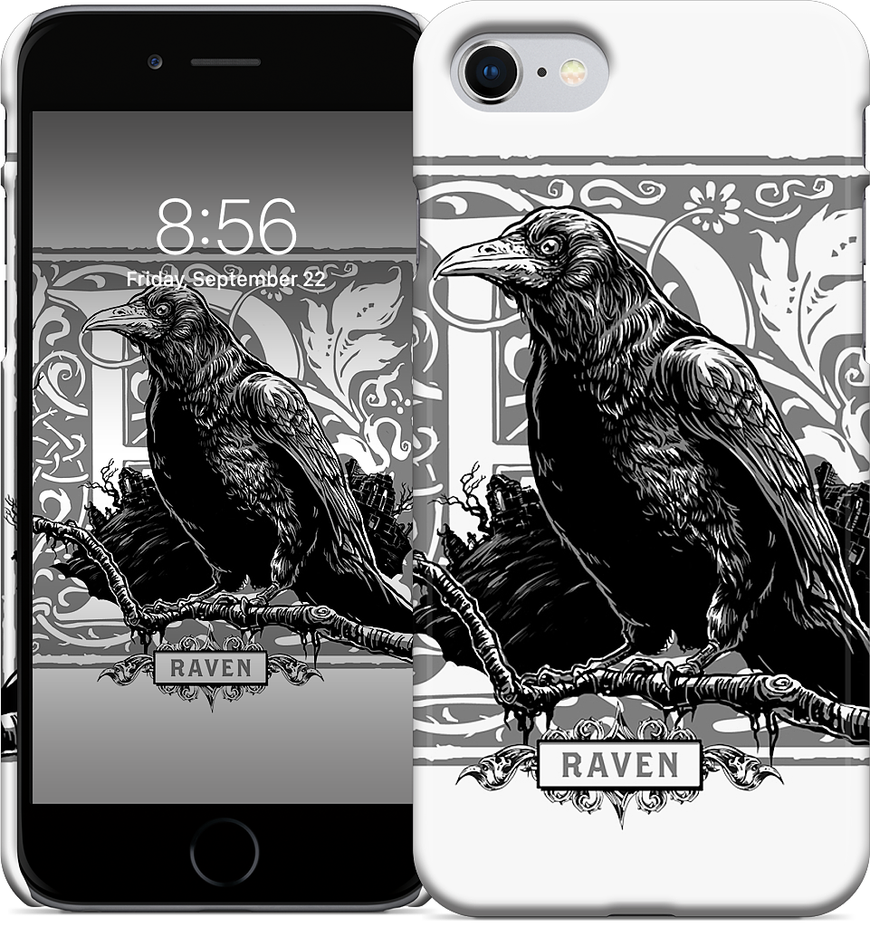R Is For Raven iPhone Case