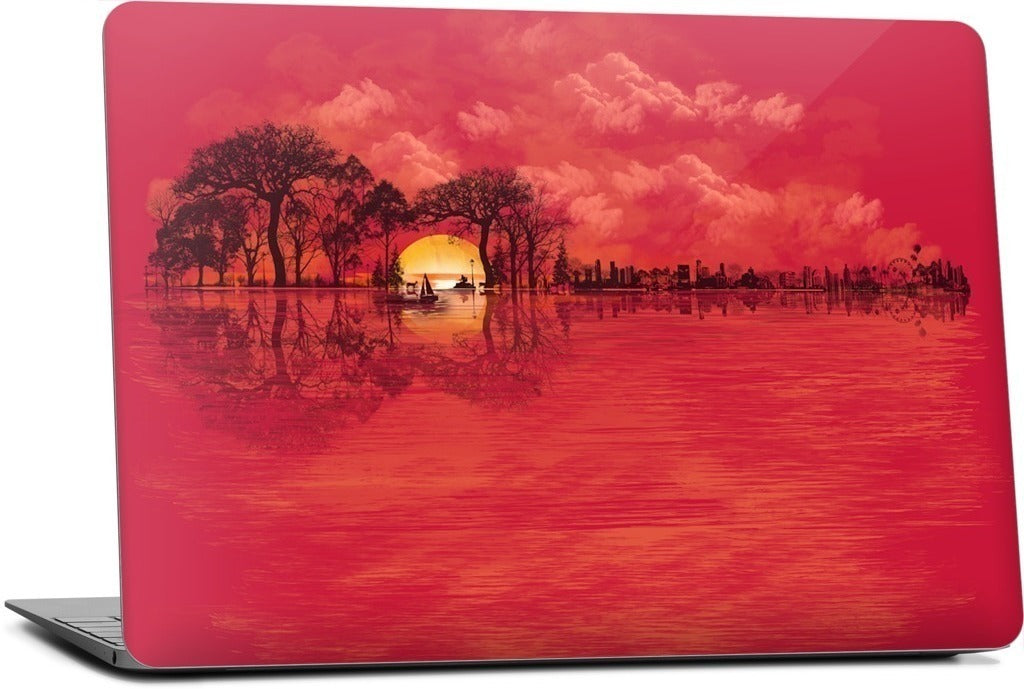 Musical Sunset MacBook Skin