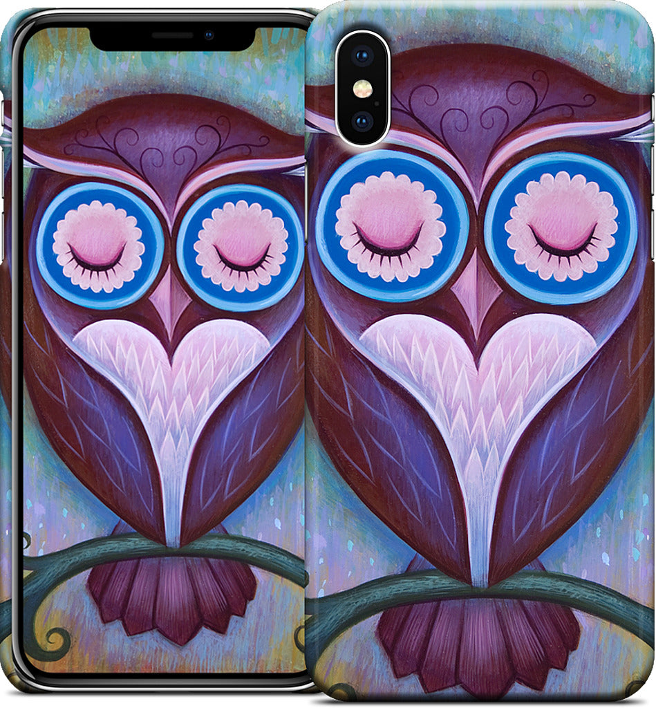 Sleepy Owl iPhone Case