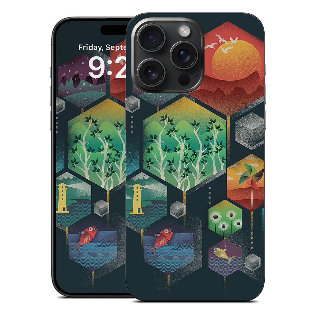 Geometrical Wonders iPhone Skin