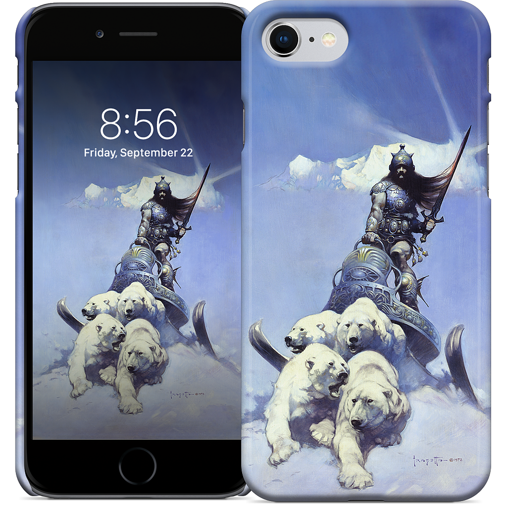 Silver Warrior iPhone Case