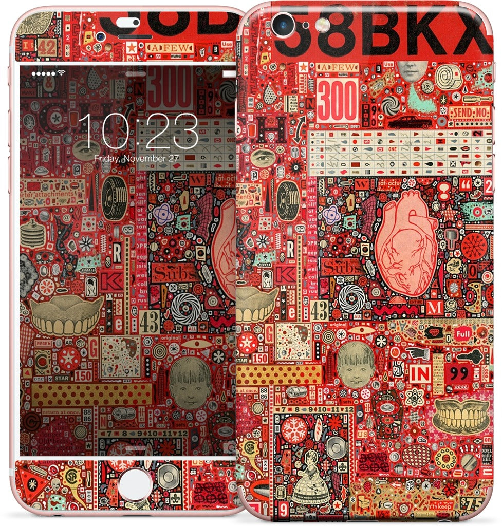 Big Numbers - Heart and Teeth iPhone Skin