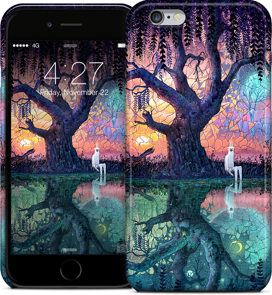 On the Banks of Broken Worlds iPhone Case