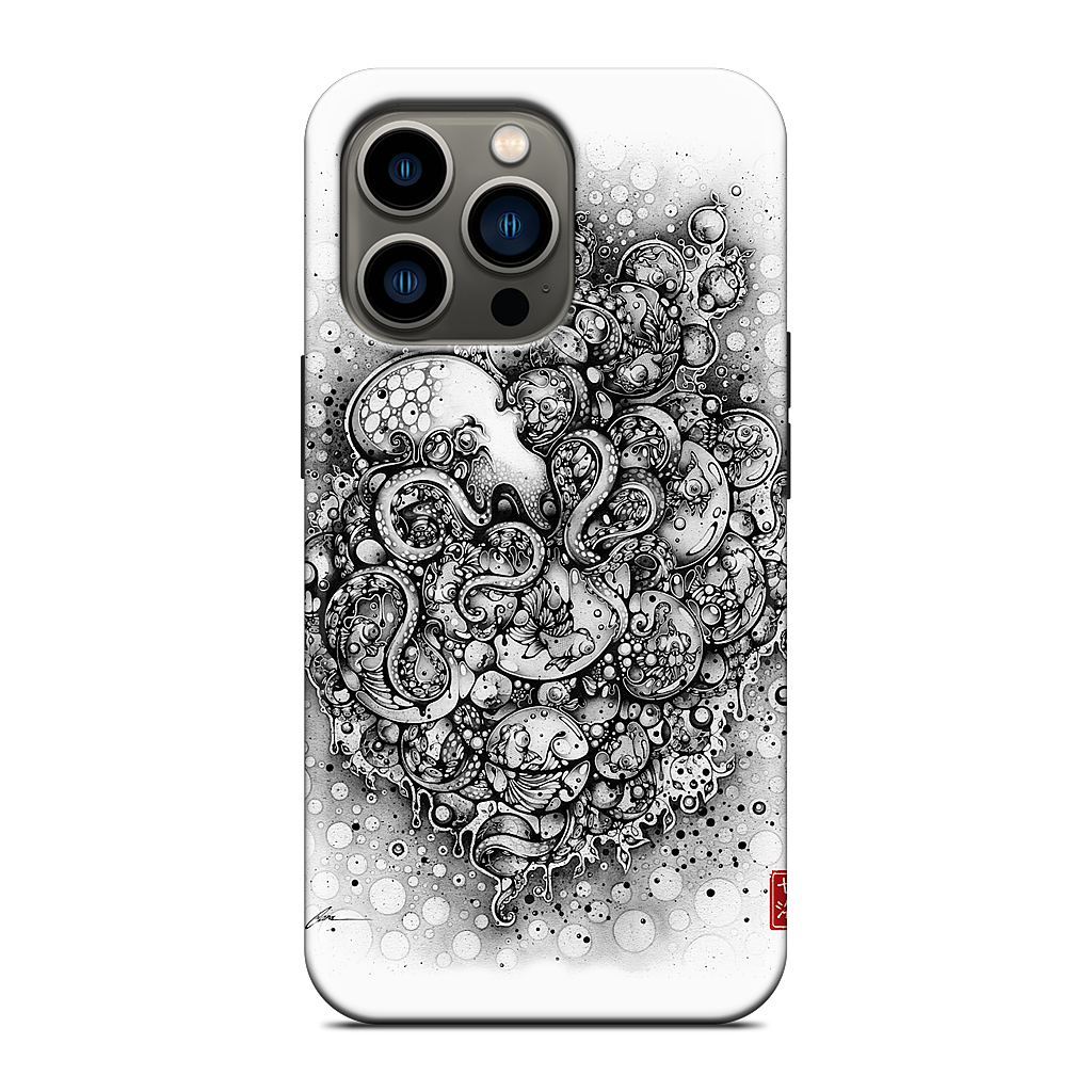 A Curious Embrace iPhone Case