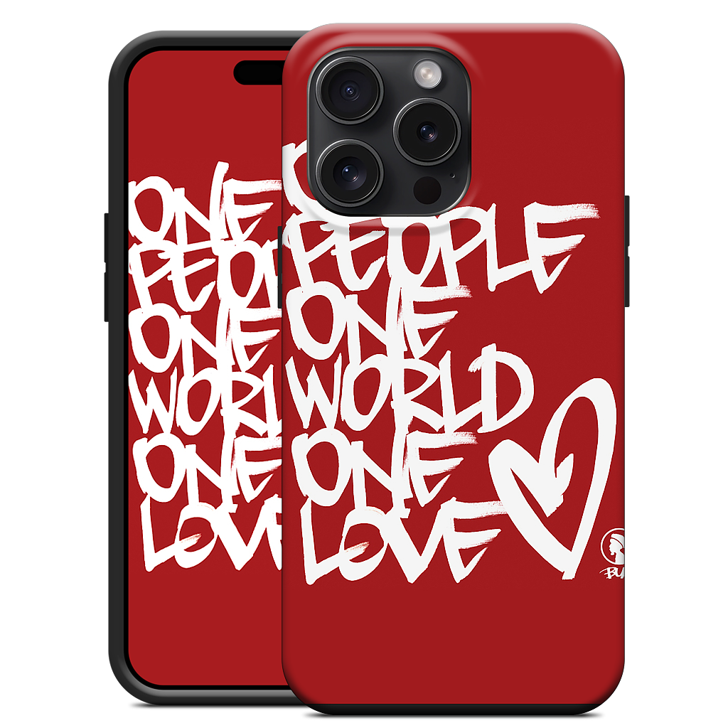 One People, One World, One Love iPhone Case