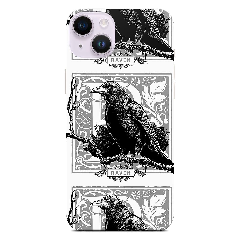 R Is For Raven iPhone Skin