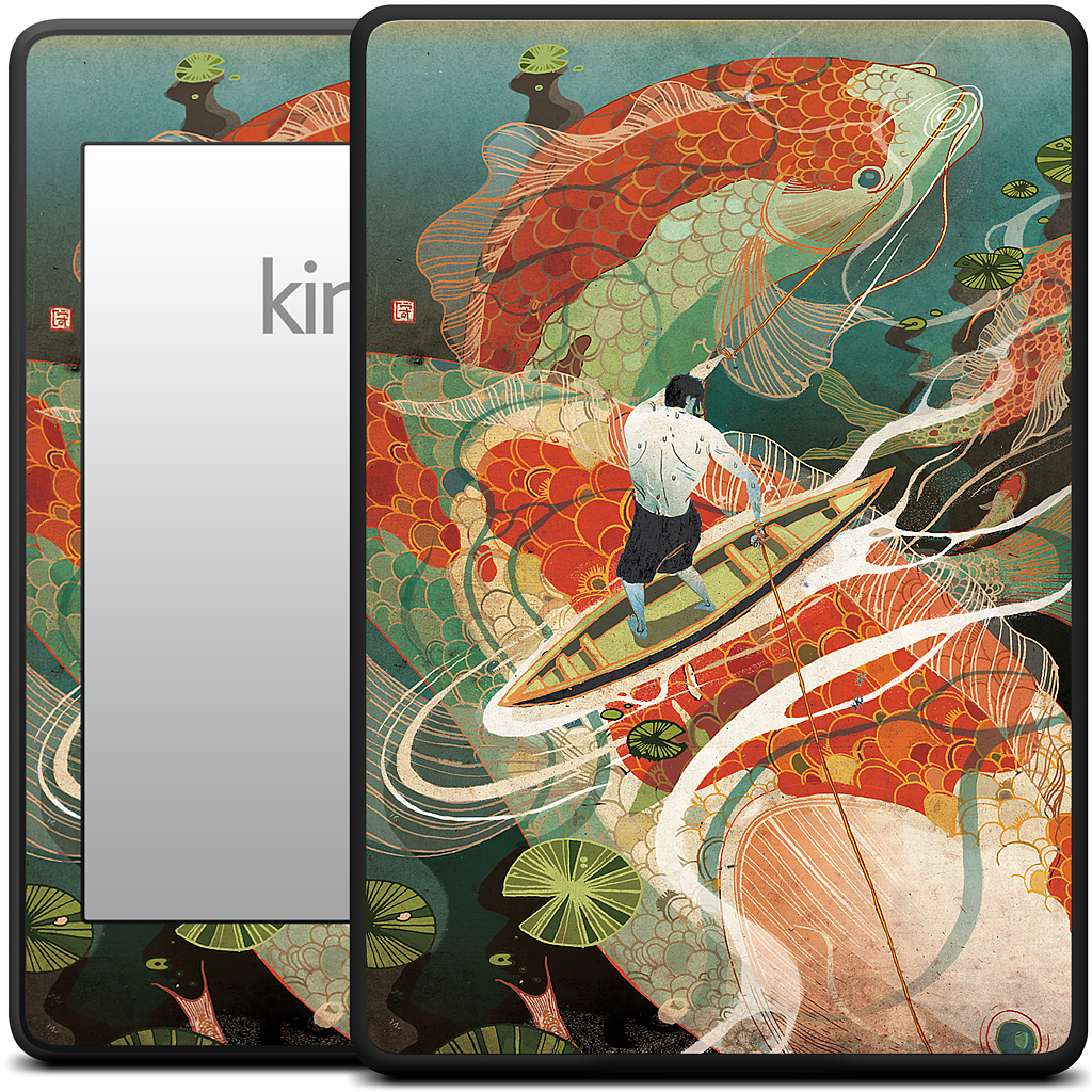 Koi Dance Kindle Skin