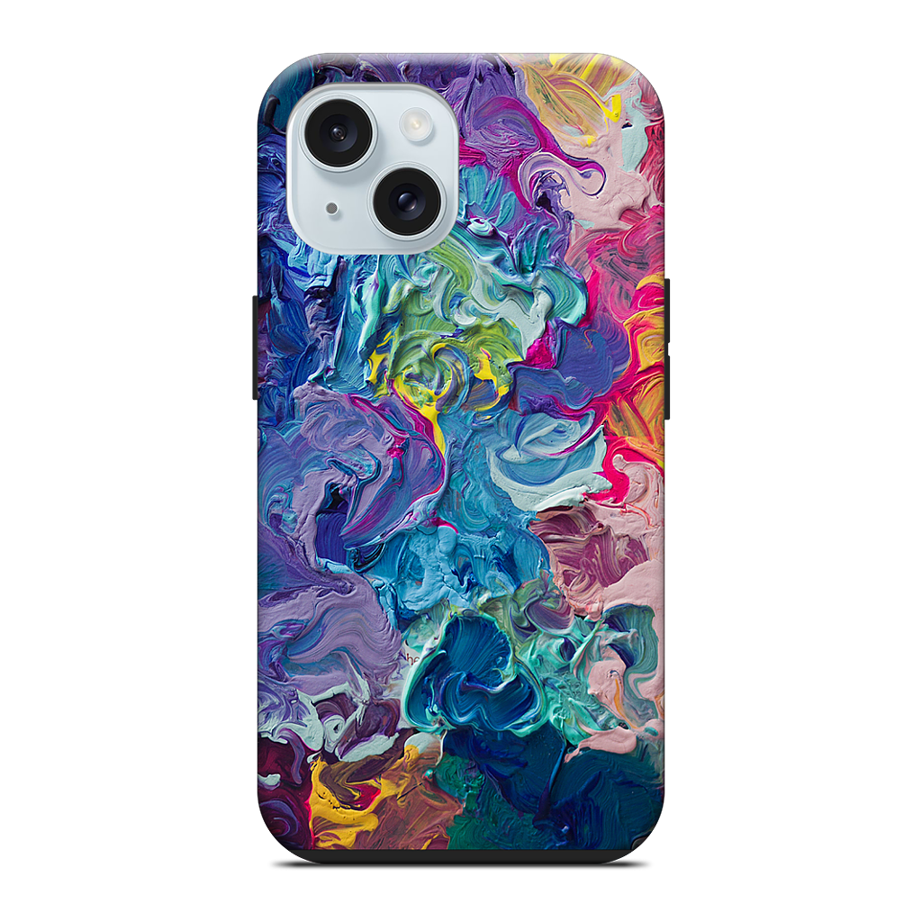 Rainbow Flow Abstract iPhone Case