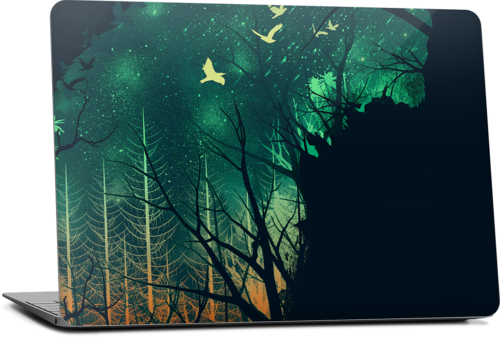 Space Tiger MacBook Skin