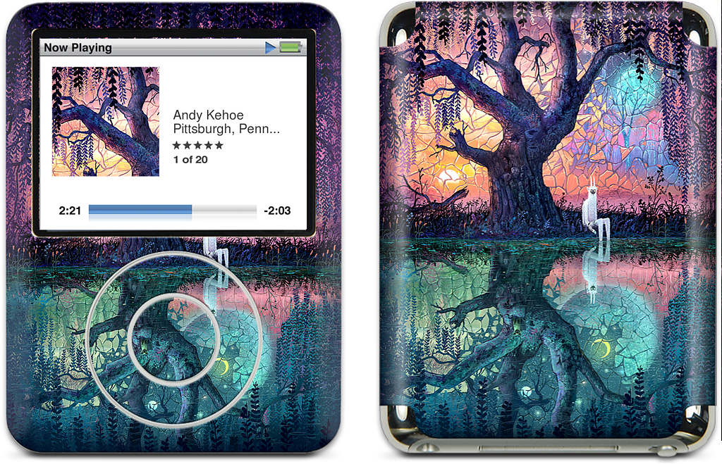 On the Banks of Broken Worlds iPod Skin