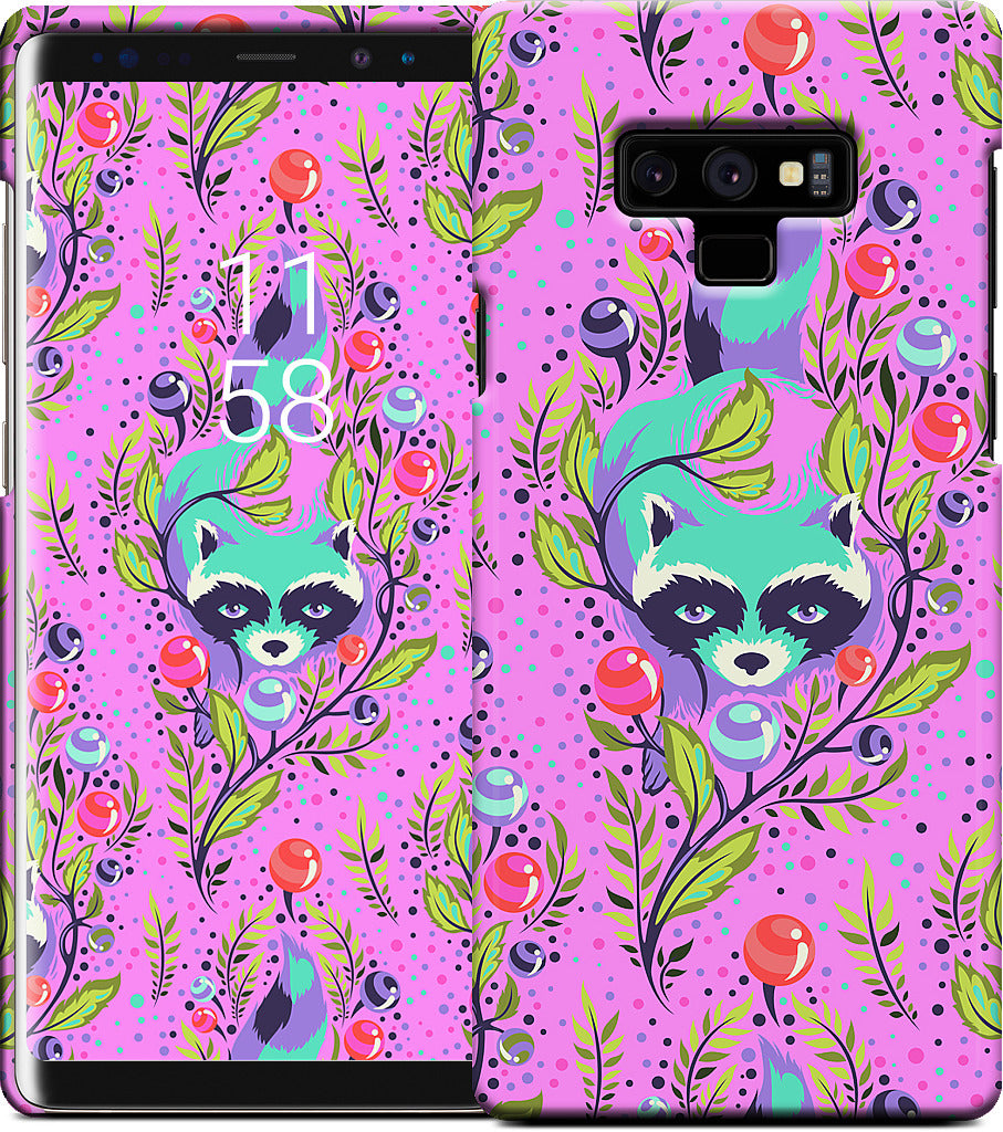 Raccoon Fuchsia Samsung Case