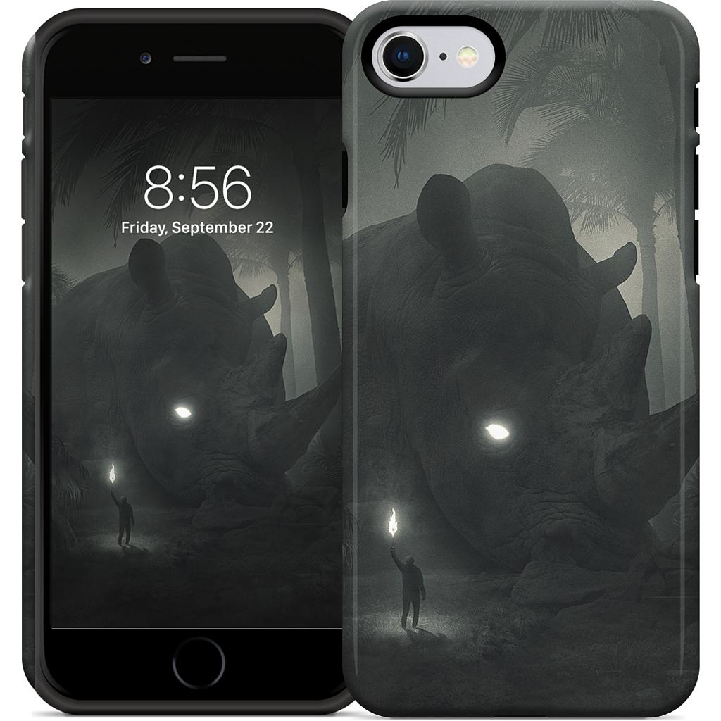 Face of Fear iPhone Case