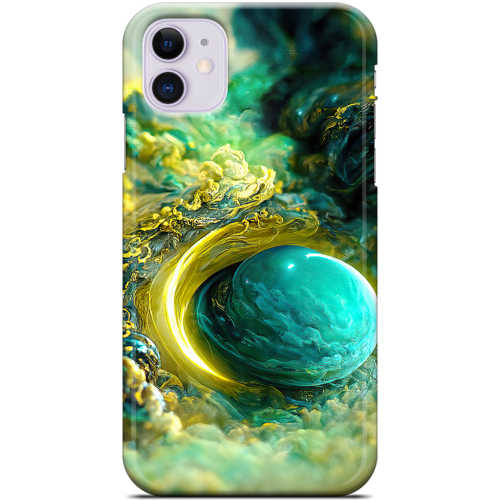 Planetary Accretion iPhone Case