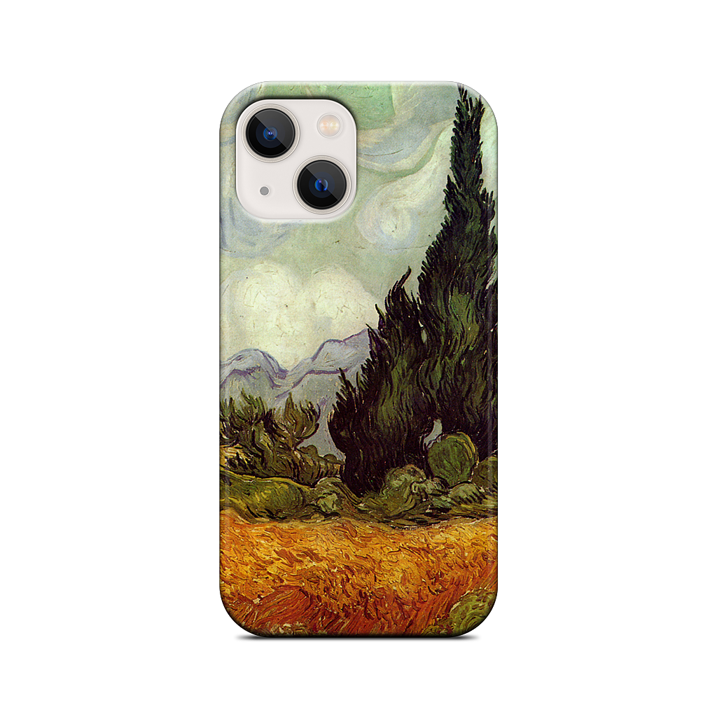 A Wheatfield with Cypresses iPhone Case
