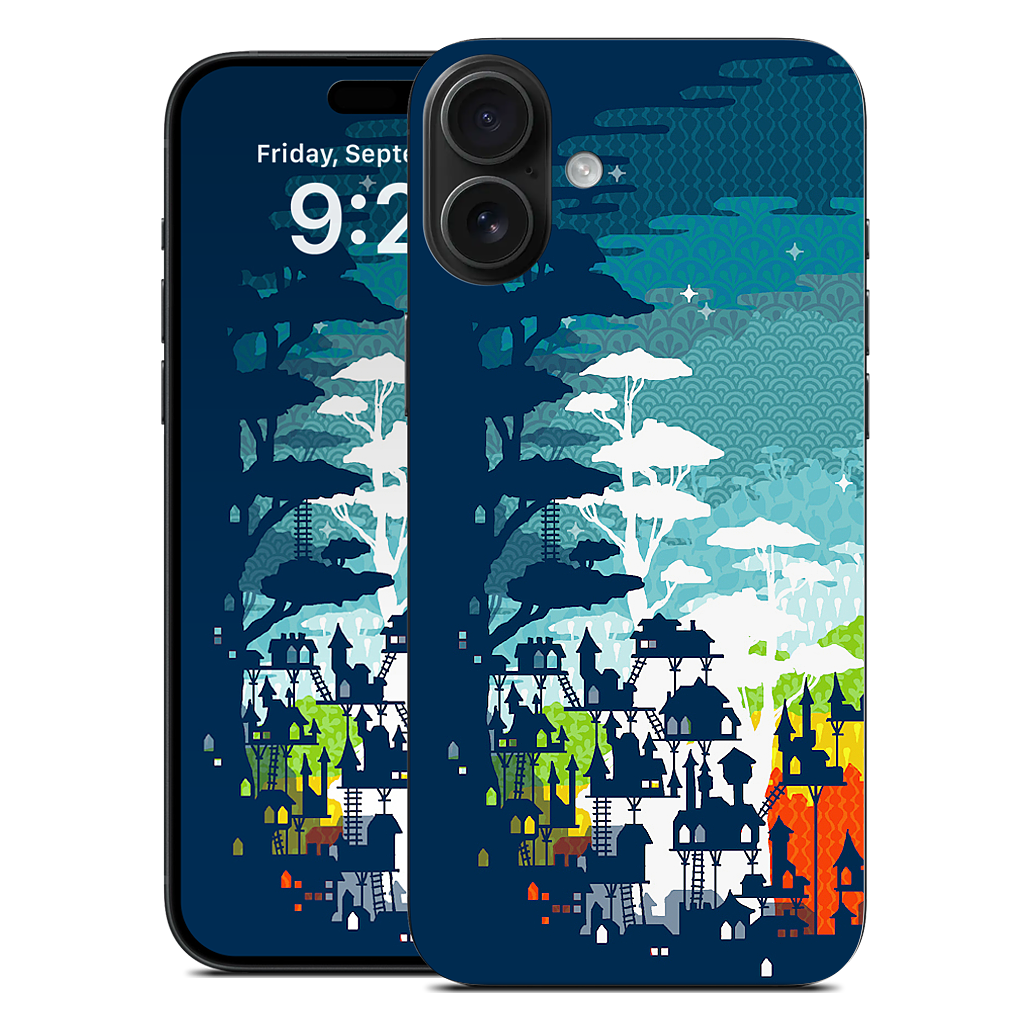 Rainforest City iPhone Skin
