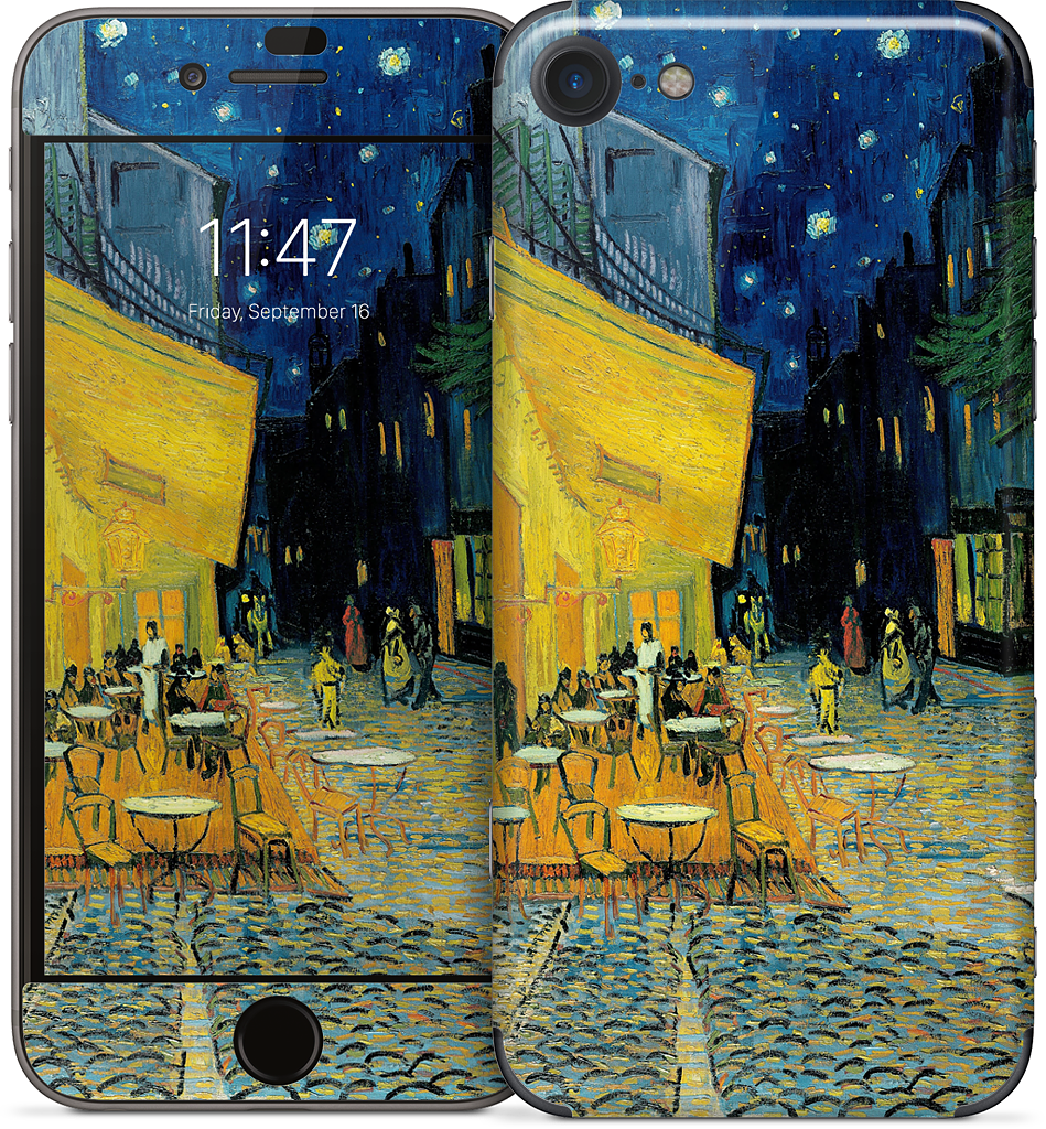 Cafe at Night iPhone Skin