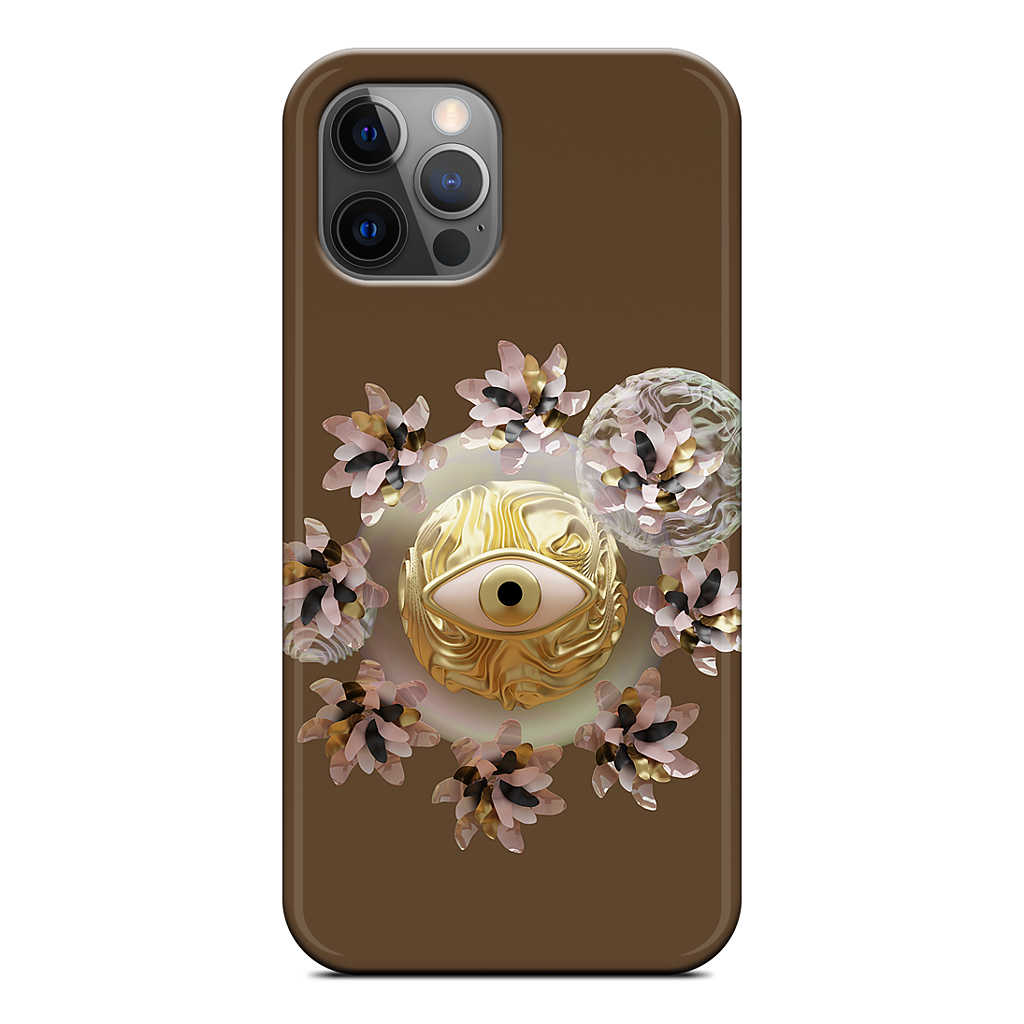 Golden Flowers iPhone Case