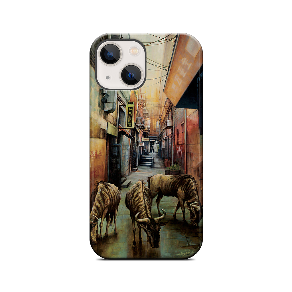 "Street of Three Beasts" -Levinson iPhone Case